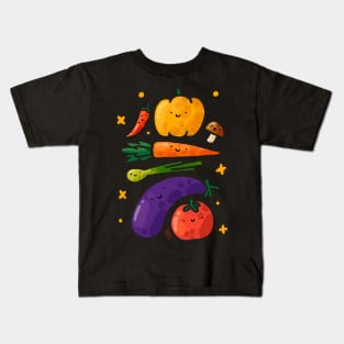 Veggie Stack Kids T-Shirt